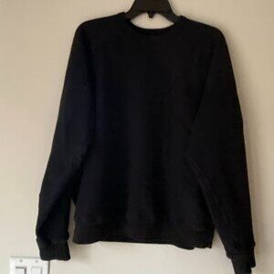 THE GREAT. THE MAN BLACK CREWNECK SWEATSHIRT SZ 1